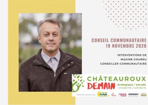 Les interventions de Maxime Gourru lors du conseil communautaire du 19 novembre 2020 1