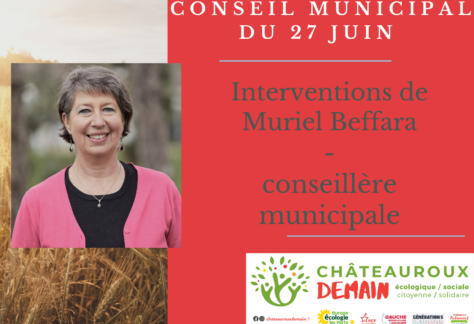 Interventions de Muriel Beffara au Conseil Municipal du 27 juin 2023 1
