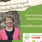 Interventions de Muriel Beffara au Conseil Municipal du 26 septembre 2023