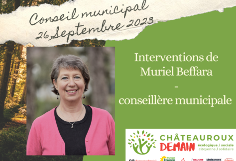 Interventions de Muriel Beffara au Conseil Municipal du 26 septembre 2023 1