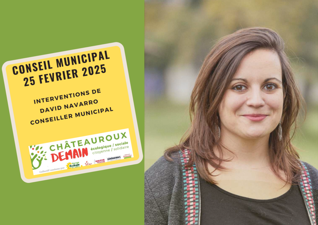 Lire la suite à propos de l’article Interventions de Charline Laurent au conseil municipal du 25 février 2025