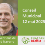 Interventions de David Navarro au conseil municipal du 12 mai 2025