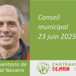 Interventions de David Navarro au conseil municipal du 23 juin 2025