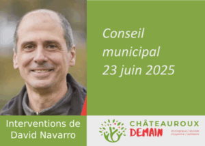 Lire la suite à propos de l’article Interventions de David Navarro au conseil municipal du 23 juin 2025
