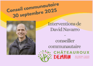 Lire la suite à propos de l’article Interventions de David Navarro au conseil communautaire du 30 septembre 2025