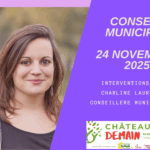 Interventions de Charline Laurent au conseil municipal du 24 novembre 2025