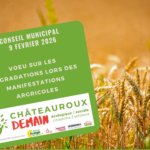 Voeu sur les dégradations réalisées lors des manifestations agricoles
